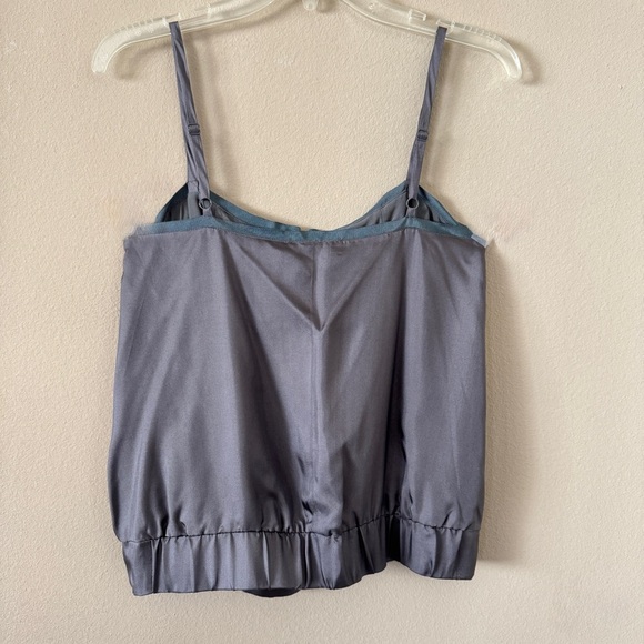 NWT In Add Minus 100% Silk Tank Camisole Blouson Top Size 2 - Picture 5 of 7